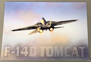 Postal de avión militar H005 EE. UU., F-14 D - Imagen 1 de 2