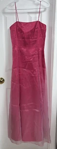 Zum Zum by Niki Livas Gown Prom Pageant Dress Size 7/8 Hot Pink Barbie Dress - Picture 1 of 7