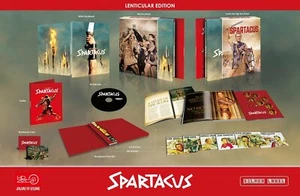 Spartacus HDZeta 4K UHD Bluray Steelbook Exclusive Silver Label Lenticular Slip - Picture 1 of 1
