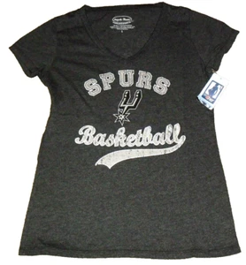 Kawhi Leonard Womens San Antonio Spurs V-Neck Two Sided T-Shirt sz. XL New NBA - Picture 1 of 3
