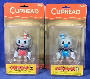 Nuevas - Cuphead & Mugman - 4" figuras de acción Funko 2018 Studio MDHR No1 No2 sin usar sin usar - Imagen 1 de 12