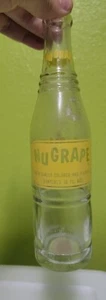 Rare Vintage Antique Soda Pop Glass Bottle Nugrape Nu Grape Doraville Georgia - Picture 1 of 7