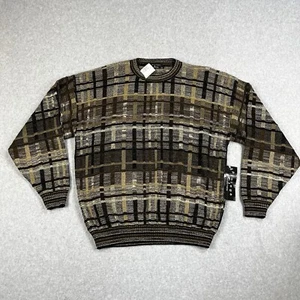 Vintage Protege Collection Sweater Mens XL Knit Biggie 90’s 3D Cosby Dead Stock - Picture 1 of 11