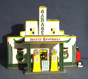 Dept 56 - Holly Brothers Garage - Snow Village - 54854 - EUC - Bild 1 von 4
