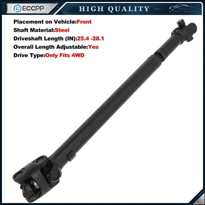 ECCPP para Jeep Grand Cherokee 99-04 4,7 litros eje de transmisión delantero 3 estilo articulación en U Foto 1 de 4