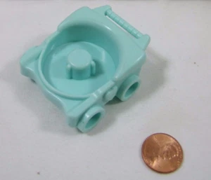 Fisher Price Little People Baby Stroller Infant Buggy Mint Green Pastel Color - Picture 1 of 3