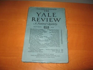 1924 Yale Review, Frost, Davies, Henry James, Election Choices, Essays & Reviews - Picture 1 of 3
