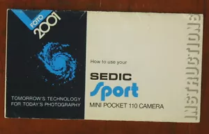 LIBRO DE INSTRUCCIONES DEPORTIVAS SEDIC/42586 - Imagen 1 de 1