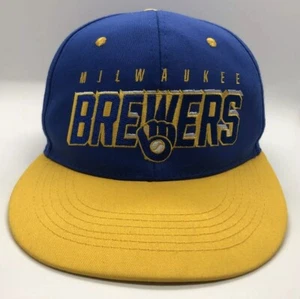 MLB Milwaukee Brewers Gorra Sombrero Snapback 100% Algodón - Imagen 1 de 7