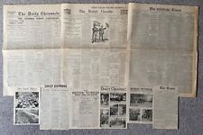 ++ 1926 GENERAL STRIKE 9 DIFFERENT REPRINTED NEWSPAPERS - BRITISH GAZETTE ETC ++