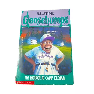 Goosebumps The Horror At Camp Jellyjam R.L. Stine Book #33 Scholastic 1995 - Picture 1 of 5