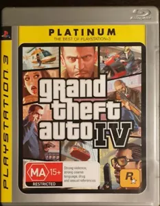 GRAND THEFT AUTO IV GTA 4 Platinum Edition Game for PS3 PlayStation 3 Manual Map - Picture 1 of 4