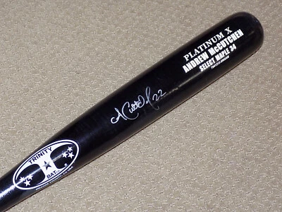 Bate de juego firmado por Andrew McCutchen Maple Trinity Pittsburgh Pirates Phillies Foto 1 de 4