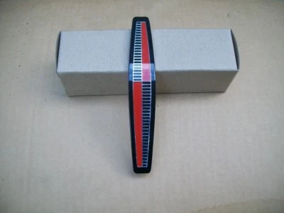 NEW 1965 Plymouth Belvedere Plastic Grille Medallion Red Black Silver - Image 1 of 3