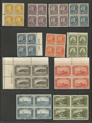 Canada # 162-177, Unused Blocks of 4. F/VF,  VF, LH & NH.  CV  $ 3090.00 - Image 1 of 2