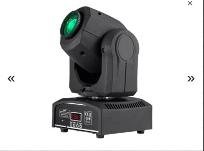 Monoprice Stage 30W LED DMX Spot Moving Head Stage Light with 7 Colors and Gobos - Image 1 of 4