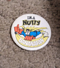 Bananaman - I'm A Nutty Bananafan - Vintage Pin Badge