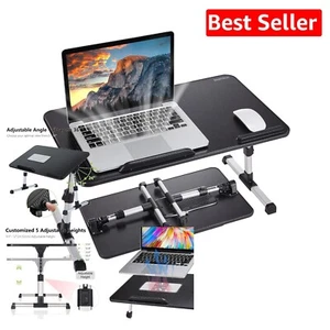 Adjustable Lap Desk with Cooling Fan - Perfect for Work and Leisure Activities - Picture 1 of 9