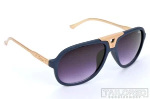 CARTIER 8035 Blue Gold 62-16-136 Mens Luxury Sunglasses w/ Bag - Picture 1 of 8