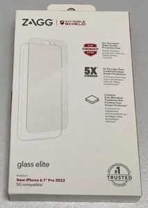 ZAGG Invisible Shield Glass Elite Screen Protector for Apple iPhone 14 Pro - Zdjęcie 1 z 5