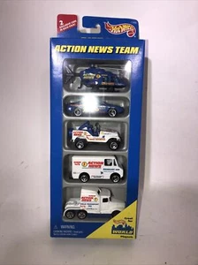 Hot Wheels 5 Pack Car Set Gift Pack Rare Vintage NEW Sealed Action News 17456 - Picture 1 of 5