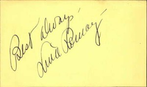 Lina Romay D.2010 Actress Signed 3" x 5" Index Card