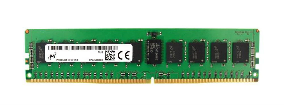 ✅*NEW* Micron MTA9ASF1G72PZ-2G9E1 Memory, 8GB DDR4-2933 1RX8 ECC RDIMM - Image 1 of 1