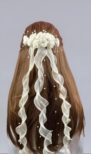 Copricapo gioielli per capelli cerchietto per capelli corona per capelli abito da comunione*17 - Foto 1 di 2