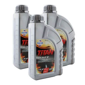 Fuchs 3 Liter TITAN RACE SAE 10W-60 Engine Oil 3 x 1L - Picture 1 of 5
