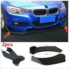 2x Car Universal Black ABS Front Bumper Lip Diffuser Splitter Canard Protector Seat TOLEDO
