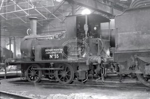 PHOTO BR British Railways Steam Locomotive Class Y8 Dept. 55 (68091) York 1954