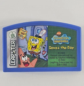 LeapFrog Leapster SpongeBob SquarePants Saves the Day 2003 Game Cartridge - Picture 1 of 10
