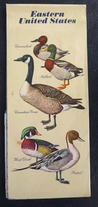1966 Eastern United States  road map Chevron  gas oil duck cover - Picture 1 of 4