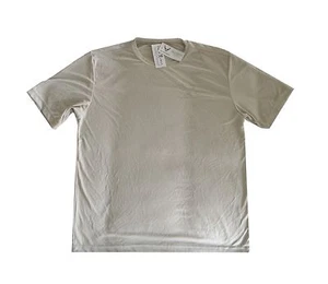 SPORT-TEK ATHLETIC T-SHIRT USAF LOGO MOISTURE WICKING  SIZE LARGE  COLOR SAND - Picture 1 of 4