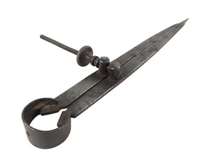 Old Iron Inside Calliper / Divider Measuring Scribes Jewelry Making Tool G47-562 - Picture 1 of 8