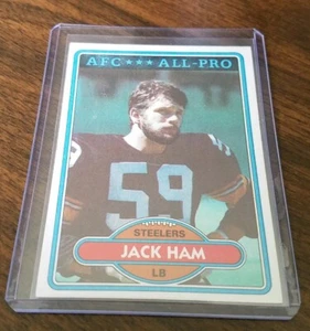 1980 Topps Football #10 Jack Ham Pittsburgh Steelers EX-NM Hall of Fame - Picture 1 of 2