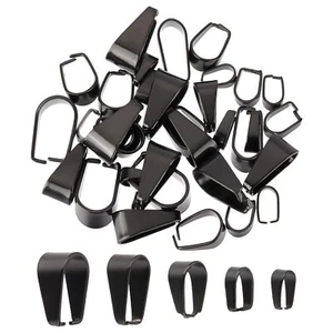 40 piezas 5 tamaños de acero inoxidable pellizco fianza a presión colgante fianza conector pellizco - Imagen 1 de 5