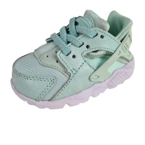 Nike Huarache Run SE TD Baby TODDLER Green Igloo Sneakers  859592 300 Size 5 C