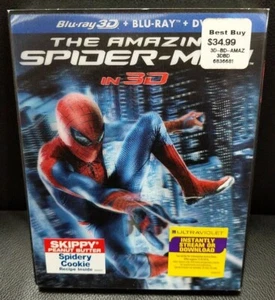 The Amazing Spider-Man 3D Blu-ray, Blu-Ray, DVD, Digital, Lenticular Slip NEW - Picture 1 of 1
