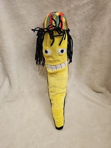 National Prize and Toys Rasta Jamaican Smiling 14" Plush Banana Rastafarian - Picture 1 of 10
