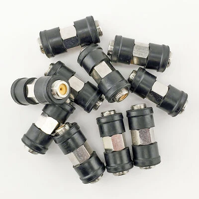 10 Pcs DirecTV 3GHz DTVF81O 05 RG6 Barrel Connector with Weather Seal STAC CATV - Image 1 of 4