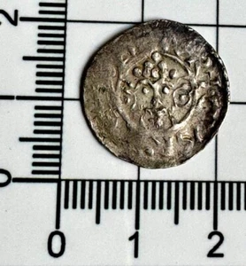 X341: John RHUDDLAM Mint Welsh Hammered Silver Peny - GpII, class III - ex Spink - Picture 1 of 3
