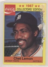 1987 Coca-Cola/SAS Detroit Tigers Chet Lemon #10