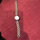 Timex Indiglo Quartz Watch Water Resist Gold/Silver Clasp Band