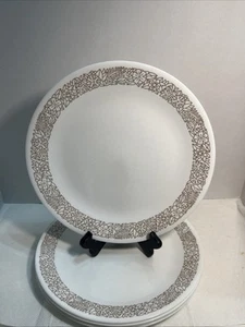 5 Corelle Woodland Brown Dinner Plates 10 1/4" USA 1593 - Picture 1 of 5