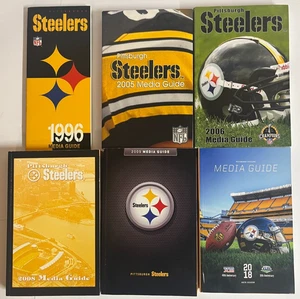 6 Stück Pittsburgh Steelers Media Guides 1996, 2005, 2006, 2008, 2009, 2018 sehr guter Zustand - Bild 1 von 3