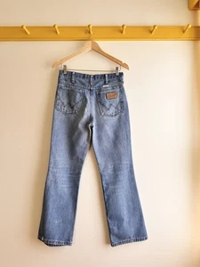 Vintage 70s 80s Wrangler high waist boot cut soft cotton denim jeans - Picture 1 of 7