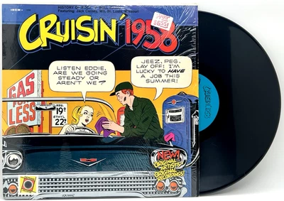 CRUISIN 1958 VINYL LP RECORD w/SHRINK EXCELLENT 1988 MONO VARIOUS INCREASE INC. - Image 1 of 4