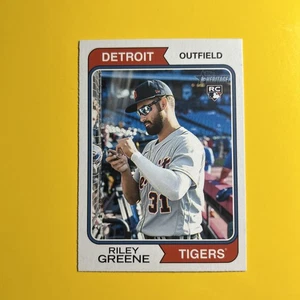 🐶 2023 Topps Heritage - Riley Greene - #48 Photo Image Variation SP - Picture 1 of 2