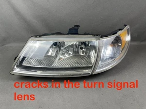 Conjunto de faros laterales del conductor izquierdo Saab 9-5 2002-2005 halógenos - Imagen 1 de 21